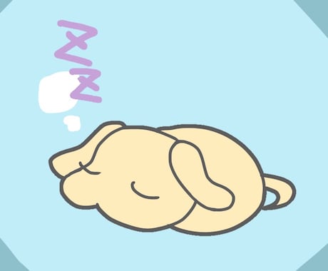ペットのゆるイラスト描きます かわいいペットのゆる〜い癒し系イラストいかがですか？☆ イメージ1