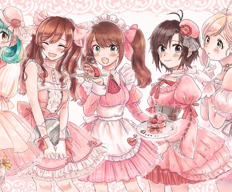 柔らかい色合いでカワイイキャラを描きます 表情豊かなカワイイキャラを描くのが得意です！ イメージ2