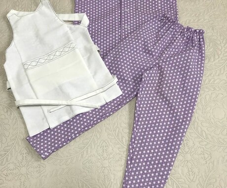 子供用祭りで使う腹掛け、肉襦袢、股引きつくります お子さんと一緒にお祭りに出よう！ イメージ2