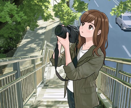 物語性のある背景付きイラストを制作します 丁寧なヒアリングで理想を形にします！ イメージ2
