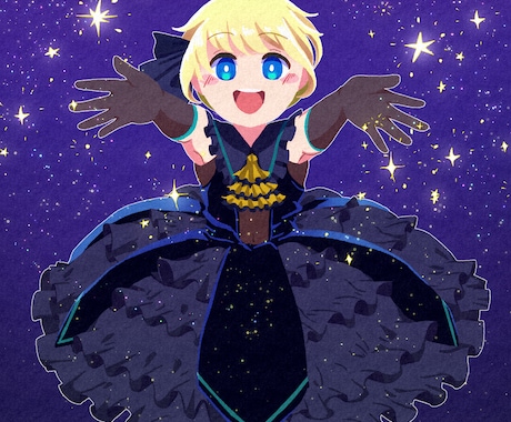 やわらかくて可愛い線画なしイラストを作成します SNSやブログなどに使えるイラストをお描きします◎ イメージ1
