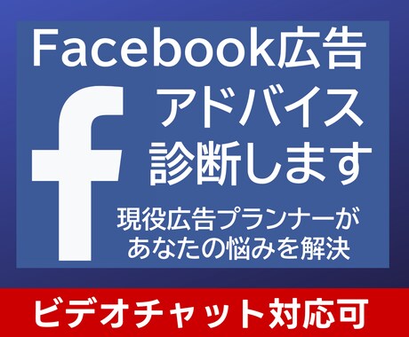 Facebook/インスタグラム広告診断いたします META広告設定や運用方法についてコツをご説明いたします イメージ1