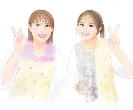 あたたかくて、やさしい似顔絵描きます SNSアイコンや大切な人への記念日ギフトに イメージ2