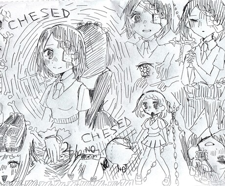 即日納品！詰め込み絵を制作します 購入していただいてから一日で納品致します。 イメージ1