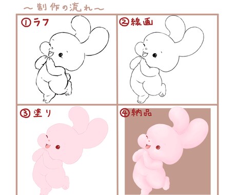 デフォルメかわいい動物イラスト描きます ペットイラスト対応可能！個性豊かなかわいい動物イラストです♪ イメージ2
