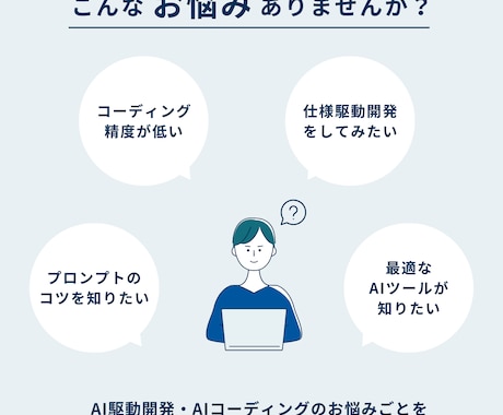 AIコーディング・AI駆動開発の相談に乗ります 現役エンジニアが単純なご相談から実装まで徹底サポート イメージ1