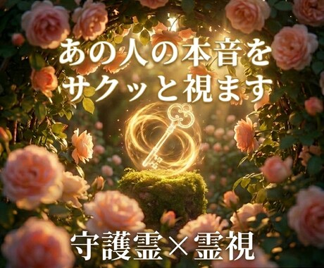 高次元霊視/あの人の本音を守護霊とサクッとみます 既読無視 複雑愛 片思い◆お相手様の今の気持ちを霊視でみます イメージ1