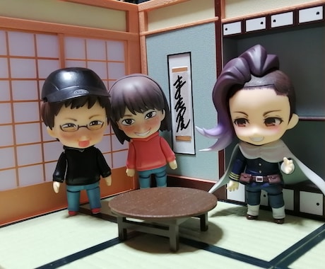 自分だけの【似顔絵フィギュア顔パーツ】作成します 誕生日、結婚式、プレゼントに本人、自分フィギュアを！ イメージ2
