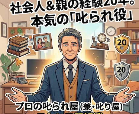 嫌なアイツに倍返し！私が代わりに叱られます 叱るも叱られるも自由自在！非日常の会話で心のデトックス！ イメージ1