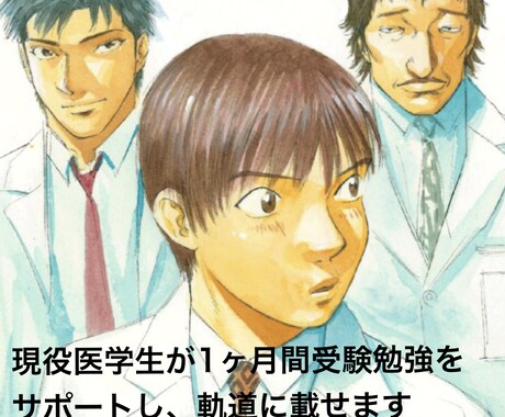 現役医学生が受験勉強を1カ月サポートします チャットで学習管理等を行います イメージ1