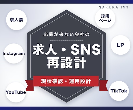 応募が来ない求人採用ページやSNSを再設計します 求人票だけでは伝わらない「職場の空気」の伝え方を設計します イメージ1