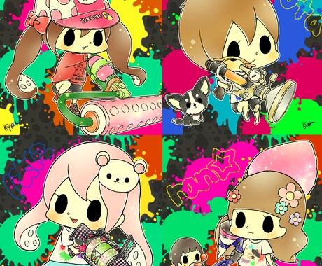 アイコン描きます ちびキャラアイコン描きます♡Twitterや各種SNS イメージ2