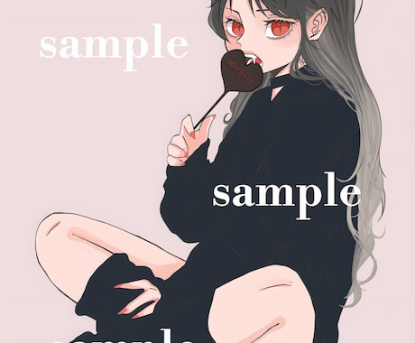 一枚絵、表紙絵を作成します オリジナルキャラ、ゲーム内のご自身のキャラクター描きます！ イメージ2