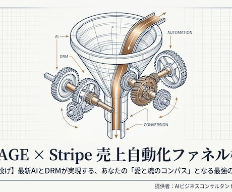 丸投げUTAGE×Stripe自動ファネル作ります イメージ1