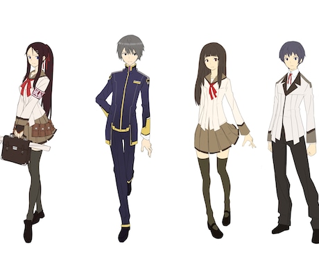 キャラクターの作成いたします 男女からクリーチャー・メカまで対応 イメージ2