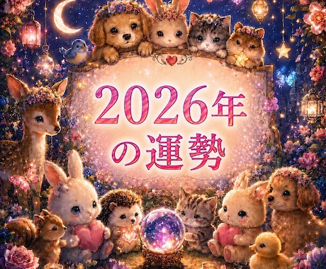 2026年の運勢　霊視であなたの一年の流れ視ます 即日鑑定　これから始まる一年、何が起きて・何が変わるのか イメージ1