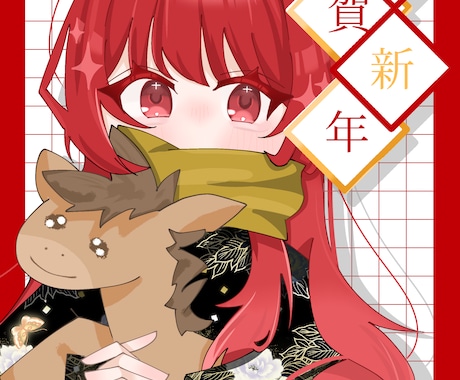 格安で華やかな女の子のイラスト作成します イラストにハイライトを詰め込みます！ イメージ2