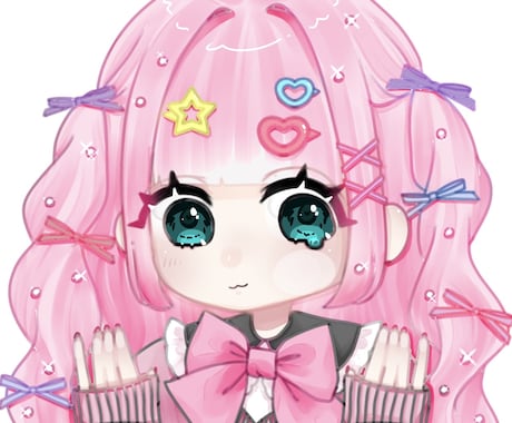 超低コスト！SNSトプ画･アイコン描きます 完全オリジナルキャラで可愛いアイコンを描きます！ イメージ2