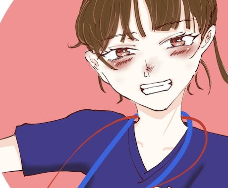 二次元に転生したら！のような似顔絵を描きます こまめな連絡を心がけます。先にイメージを詳しくお聞きします。 イメージ1
