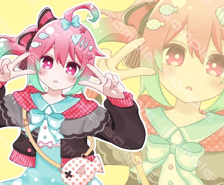 歌ってみたオリジナルイラストを作成します 歌ってみた動画のオリジナルイラストをお求めの方へ イメージ2