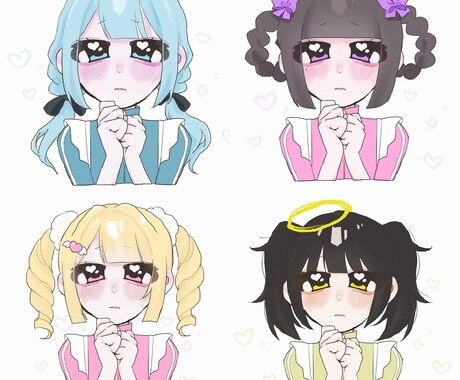 あなたのジャージメイドちゃんお描きします ！きゅるきゅる可愛い子をお安く素早く提供♡ イメージ2