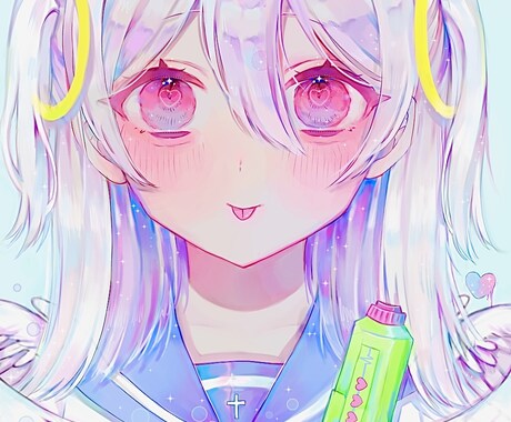 ご希望のイラストお描きします 髪型、配色、ポーズなどご希望に沿ったイラストを作成いたします イメージ1