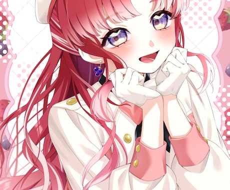 5月納品可！プロが可愛く目を惹くイラスト描きます 男性キャラも可能！Vtuberイラスト、キービジュ、一枚絵等 イメージ2