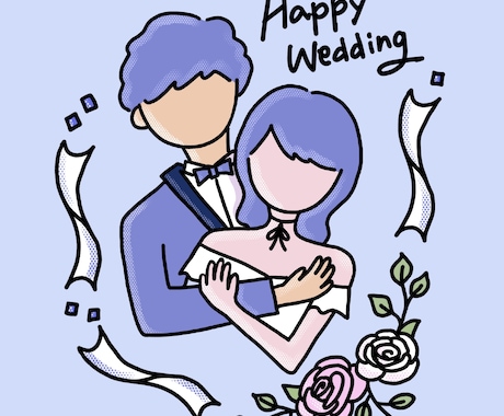 すこしレトロで可愛いイラスト描きます SNS、グッズ(ポストカード)などに イメージ2