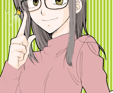 SNSアイコンつくります Twitterなどの似顔絵アイコン作ります！ イメージ2