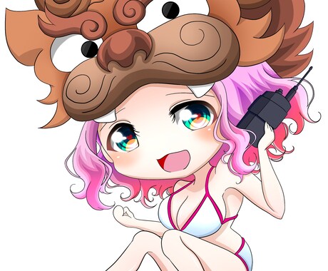特徴を捉えた可愛すぎるミニキャラ描きます あなたのイメージから動きがある魅力的な仕上がりに！ イメージ2