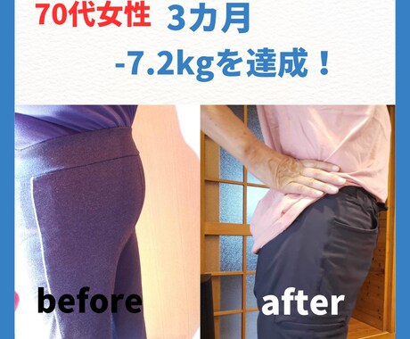 一生太らない体へ！-17kg痩せた秘訣を伝授します 一生スリム！アップライフ式ダイエット！３ヶ月コース！！ イメージ2