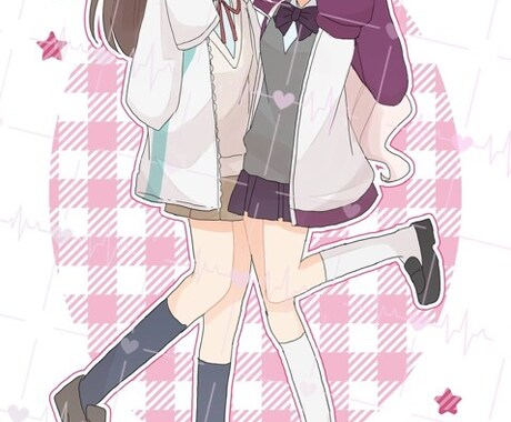 全身イラストお描きします ♡安定感のある絵柄です♡商用利用可◎ イメージ2