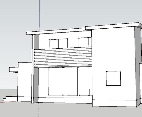 戸建住宅のラフな外観パースを作成いたします 間取りを決めるための検討材料として、短納期でお返しします！ イメージ2