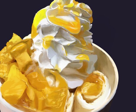 リアルな食べ物のイラスト描きます お店のメニューや、思い出のあの味をイラストにしてみませんか！ イメージ2