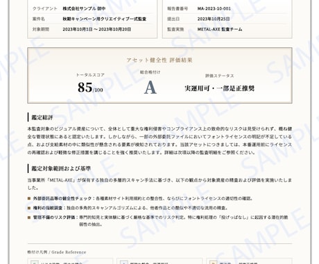貴社のビジュアル資産のリスク監査・権利鑑定をします 20年超の品質管理実績に基づく鉄壁のビジュアル監査 イメージ2