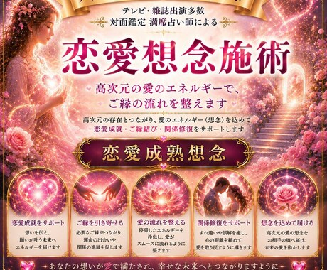 ELIANA恋愛成熟想念　ご縁を成熟へと導きます 高次の叡智による、愛の施術です イメージ1