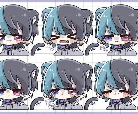 ミニキャラでかわいいイラスト描きます プレゼントや動画のサムネ、アイコンなどにおすすめです！ イメージ2