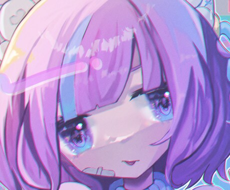 アイコン画像お描きします 厚塗りっぽいアイコン画像お描きします！ イメージ2