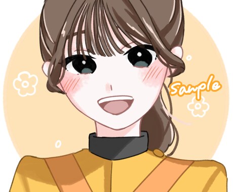 お手軽価格！可愛い似顔絵イラスト作成します 学生さん、カップルさん、ご家族の可愛いイラストどうですか？ イメージ1
