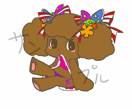 かわいいイラスト制作いたします ポスターカードやアイコンなどイラストで自分を表現したい方へ☆ イメージ2