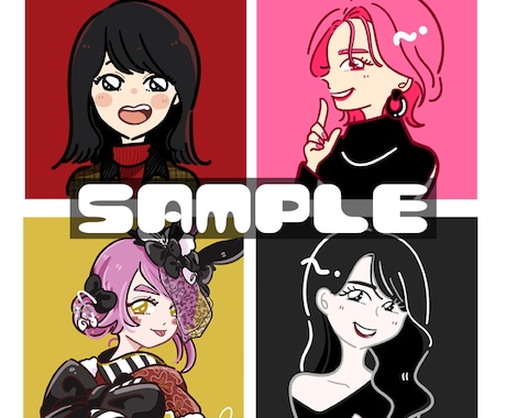 元気で明るいポップなアイコン描きます 小さな○の中でもはっきりと目立つ個性派アイコン☀️ イメージ2