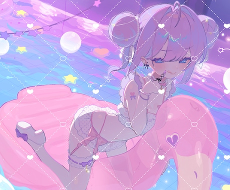 背景、表情差分付きおまかせイラスト制作します イメージ1