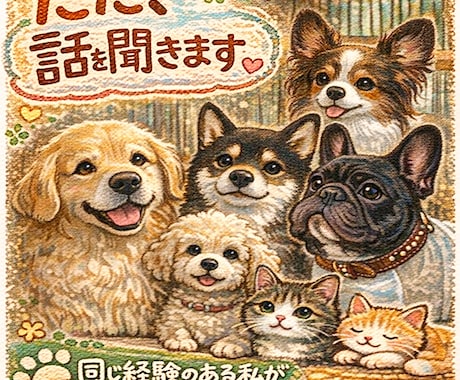 大好きなあの子とのお別れ。お話を聞きます ペットロス 悲しみや後悔、7頭見送った私が寄り添います。 イメージ1