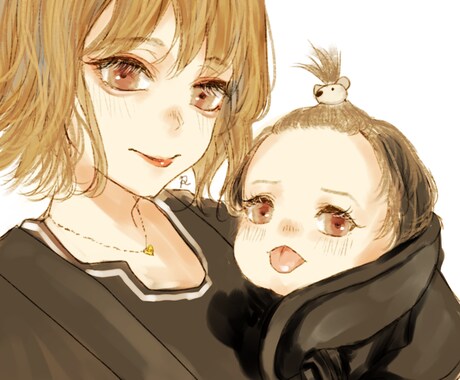 似顔絵描きます 暖かみのあるかわいい似顔絵を目指しています(^^♪ イメージ2