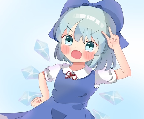 デジタルで東方イラストを制作します 色んなジャンルのイラストを制作します イメージ2