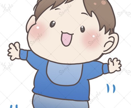 小さくてかわいいミニキャラのイラストを描きます お子さん向けのかわいいイラストを描きます イメージ2