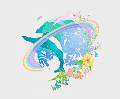 惑星や植物・動物をテーマにしたイラストお描きします 自然と調和した世界観を表現します☺︎ イメージ2