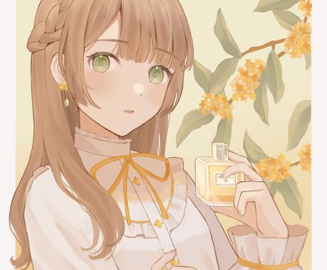 イラスト制作承ります ふんわりとした雰囲気のイラストを得意としております イメージ2