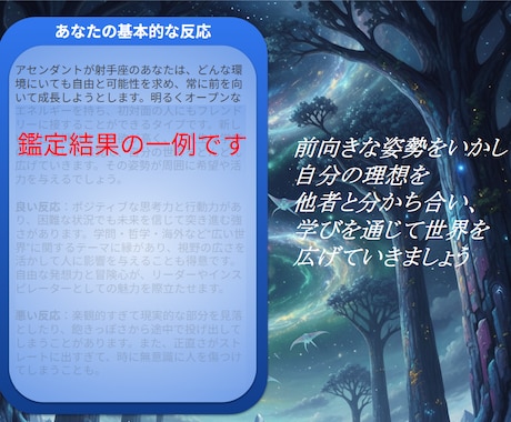 自分らしく生きるためのコツをお伝えします ホロスコープを鑑定し、あなた特有の強みや性質を読み取ります イメージ1