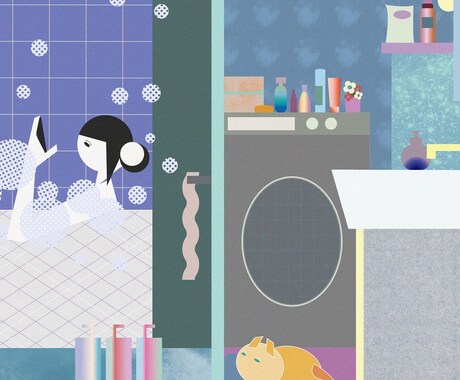 グラフィックデザイン、イラストを描きます グラフィカルな人物や動物のイラストが得意です！ イメージ2